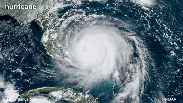 hurricane from space