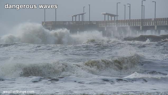 large ocean waves